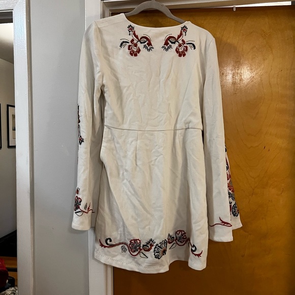 Free People Folk Embroidered Dress - Picture 4 of 5